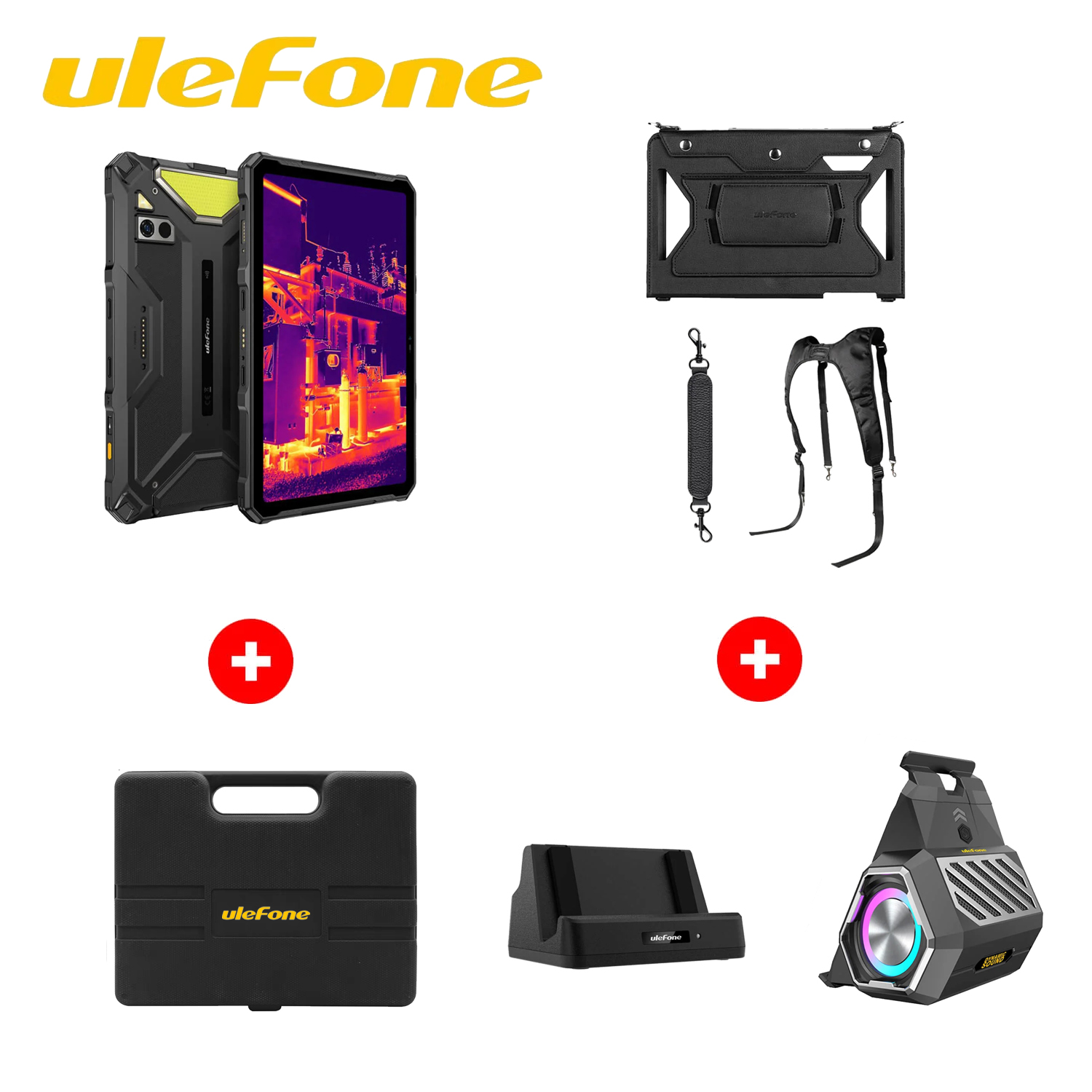 Armor Pad 4 Ultra Térmico + Kit de Som + Armor Holster Pro + Base de Carregamento de Mesa de 10 W